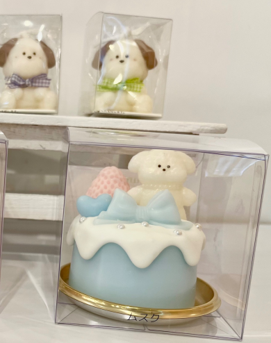 🐶ケーキ型のキャンドルサシェ🎂
