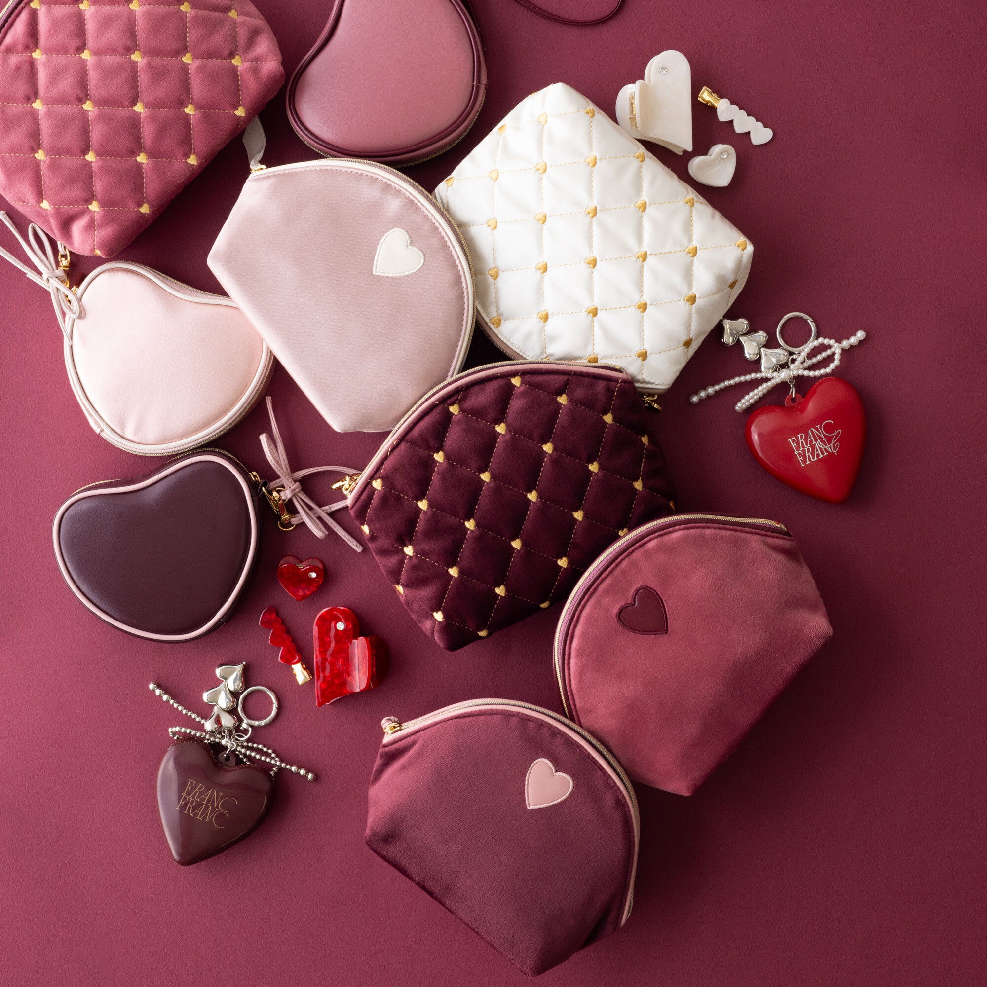 バレンタインギフトにもおすすめ🍫新作ポーチ入荷❤ │フランフラン