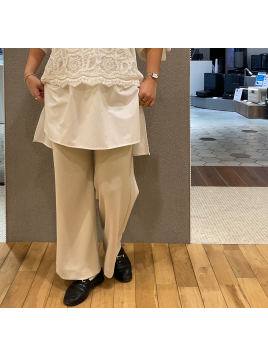 ジョーゼットワイドパンツ