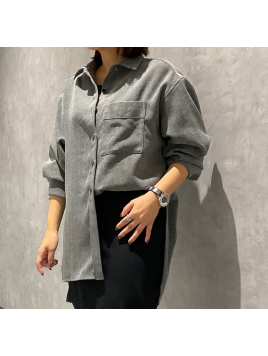 メタルボタンオーバーシャツジャケット