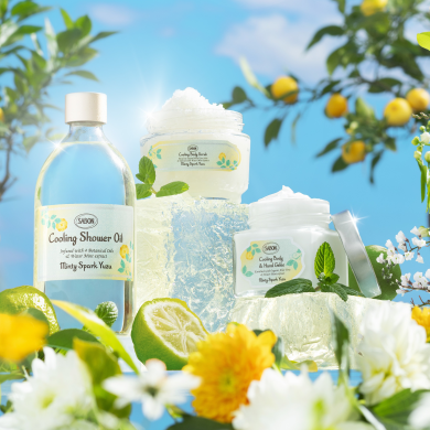SABON 限定コレクション「ミンティスパーク・ユズ」