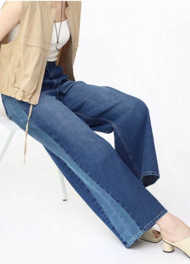【pick up】ラインストレートデニム✨