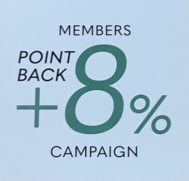 +8%ポイントバック👀‼️