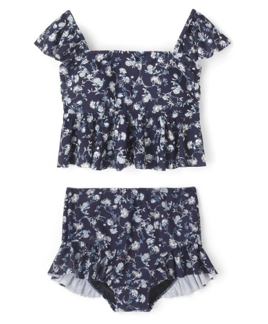 フリルビスチェノンワイヤービキニ👙