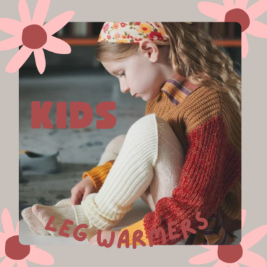 【新商品】キッズ SIZE FREE リブレッグウォーマー