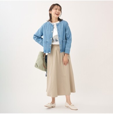 🌸春のお出かけに最適🌸動きやすくて女性らしいデニムジャケット🧥