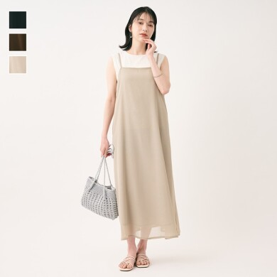 ✨️🎐夏のお出かけに！汚れを気にせず着られる【すごナノ撥水】キャミワンピース🎐✨️