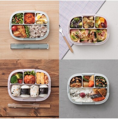 🍱✨️抗菌＆仕切り一体型で詰めやすい！楽に洗えて仕切り一体型ランチ✨️🍱