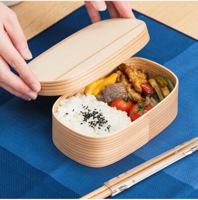 ✨️「憧れ」を日常に✨️手入れが簡単でご飯が冷めても美味しい、天然木のわっぱ弁当🌿