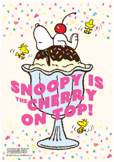 🍒 SNOOPY IS THE CHERRY ON TOP！🍒