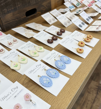 🍫クレイを使ったマットなアクセサリー💐