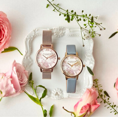 【OLIVIA BURTON】晴れやかな腕時計