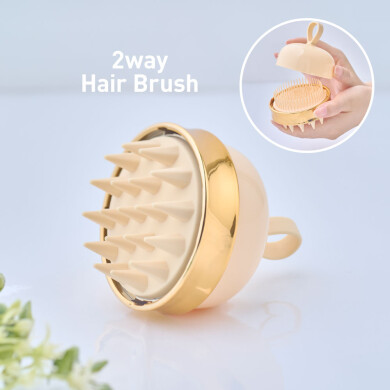シンプルなスカルプとヘアブラシの2WAY✨