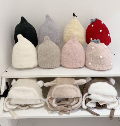 ニットキャップ・マシュマロビーニー🧶