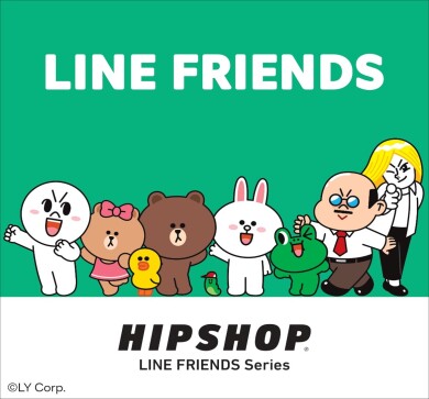 「LINE FRIENDS」と「HIPSHOP」がついに出会った!