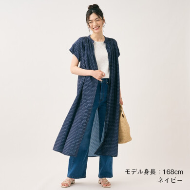 🧊【接触冷感】着た瞬間、ひんやり。プロバンスプリントギャザーワンピース👗🌿