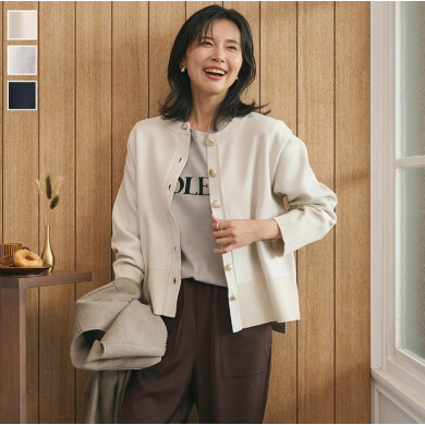 👗毛玉になりにくい!着回し力抜群のきれいめニットカーディガン👗