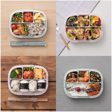 🍱✨️抗菌＆仕切り一体型で詰めやすい！楽に洗えて仕切り一体型ランチ✨️🍱