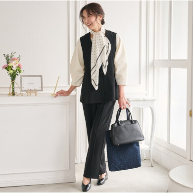 ✨️👗「きちんと」なのに、驚くほどラク！ストレッチが効いた高機能セットアップ👗✨️