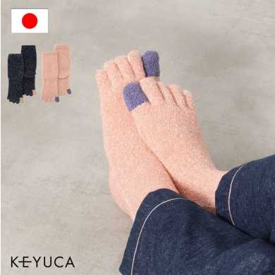 ✨🧦指先までポカポカ！ モコモコ5本指ルームソックスで足元から暖かく🧦✨