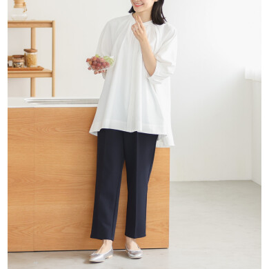 👗フレアシルエットで華やかに。吸水速乾&シワになりにくい優秀チュニック👗