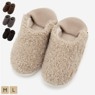 ✨冷えが気になる方に! 拭ける撥水底で清潔に使えるバブーシュボア✨