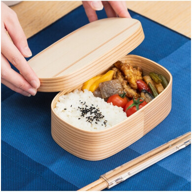 ✨️「憧れ」を日常に✨️手入れが簡単でご飯が冷めても美味しい、天然木のわっぱ弁当🌿