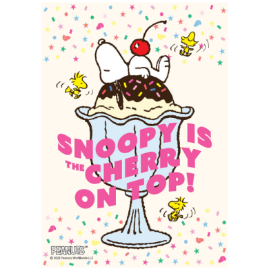 🍒 SNOOPY IS THE CHERRY ON TOP！🍒