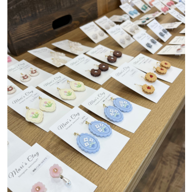 🍫クレイを使ったマットなアクセサリー💐