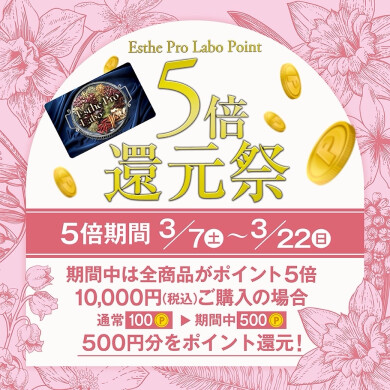 🔥プロラボポイント5倍還元祭🔥