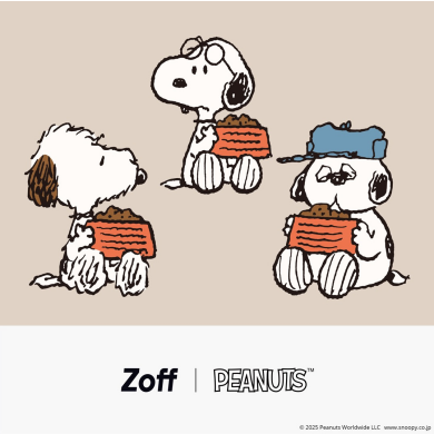 「Zoff PEANUTS COLLECTION（ゾフ ピーナッツコレクション）」