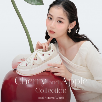 【RANDA(ランダ)】秋の装いに、さりげなく甘い彩りを。 “Cherry and Apple Collection”〈10月16日(金)発売予定〉