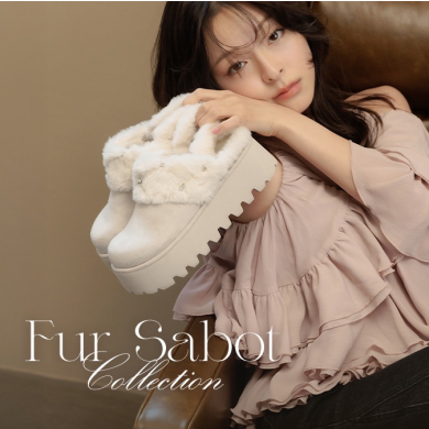 【RANDA(ランダ)】季節の境目を楽しむための1足 “Fur Sabot Collection”が8月より順次登場。