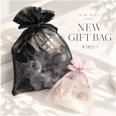 New🛍ピンドット巾着入荷しました💖