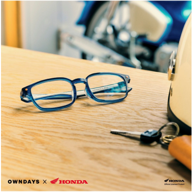 『OWNDAYS × Honda』走りのDNAと機能美をその目元に。Super Cub・CBRから生まれた、心 が走り出すアイウェアコレクション登場。
