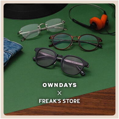 『OWNDAYS×FREAK'S STORE』紫外線が気になる季節に、調光・偏光機能で快適なお出かけを。