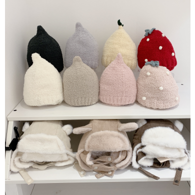 ニットキャップ・マシュマロビーニー🧶