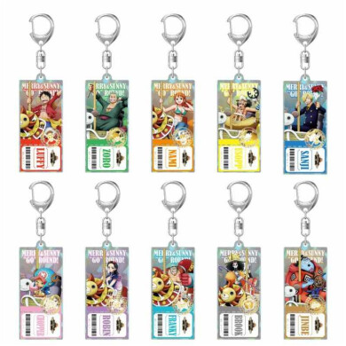 【麦わらストア】13周年記念商品にアクリルスタンド、下敷き、ホログラムアクリルキーホルダーが登場！