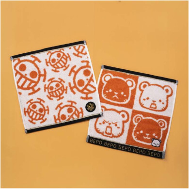 【新商品】「ハートの海賊団」「ベポ」デザインの「ジャガードハンドタオル」が新登場！