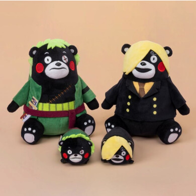 【新商品】「くまモンゾロ」&「くまモンサンジ」のムギムギおてだま・おすわりぬいぐるみが発売決定！
