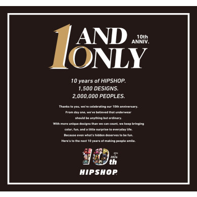 HIPSHOP 10周年記念イベント開催中!