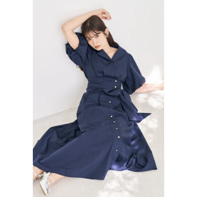 【大特価】MISCHMASCHパフスリーブシャツワンピース♡