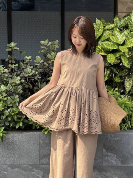 カットワーク刺繍♡セットアップ