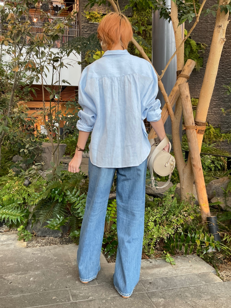 さわやかリネンシャツ