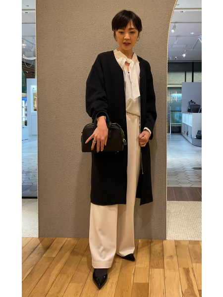 キレイめロングアウター