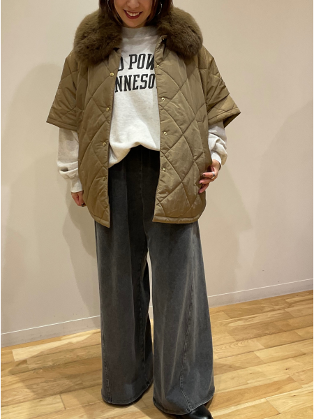 トレンドのグレーデニム♡