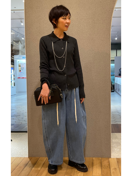 スッキリリブニット