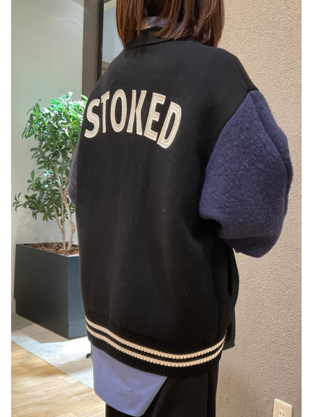 スタジャンを大人っぽく♪