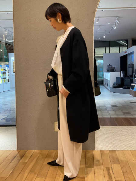 キレイめロングアウター